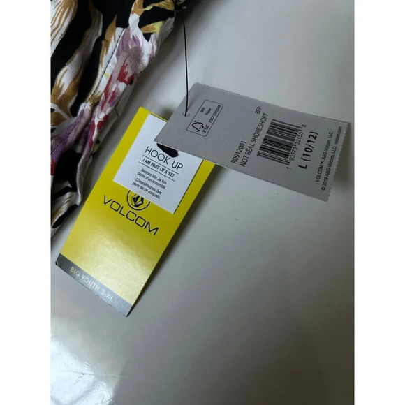 Floral Volcom Shorts Big Girls L 10/12 NWT - Picture 3 of 8